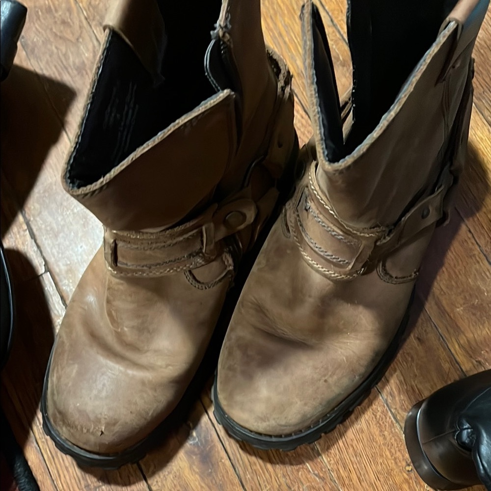Brown Leather Boots